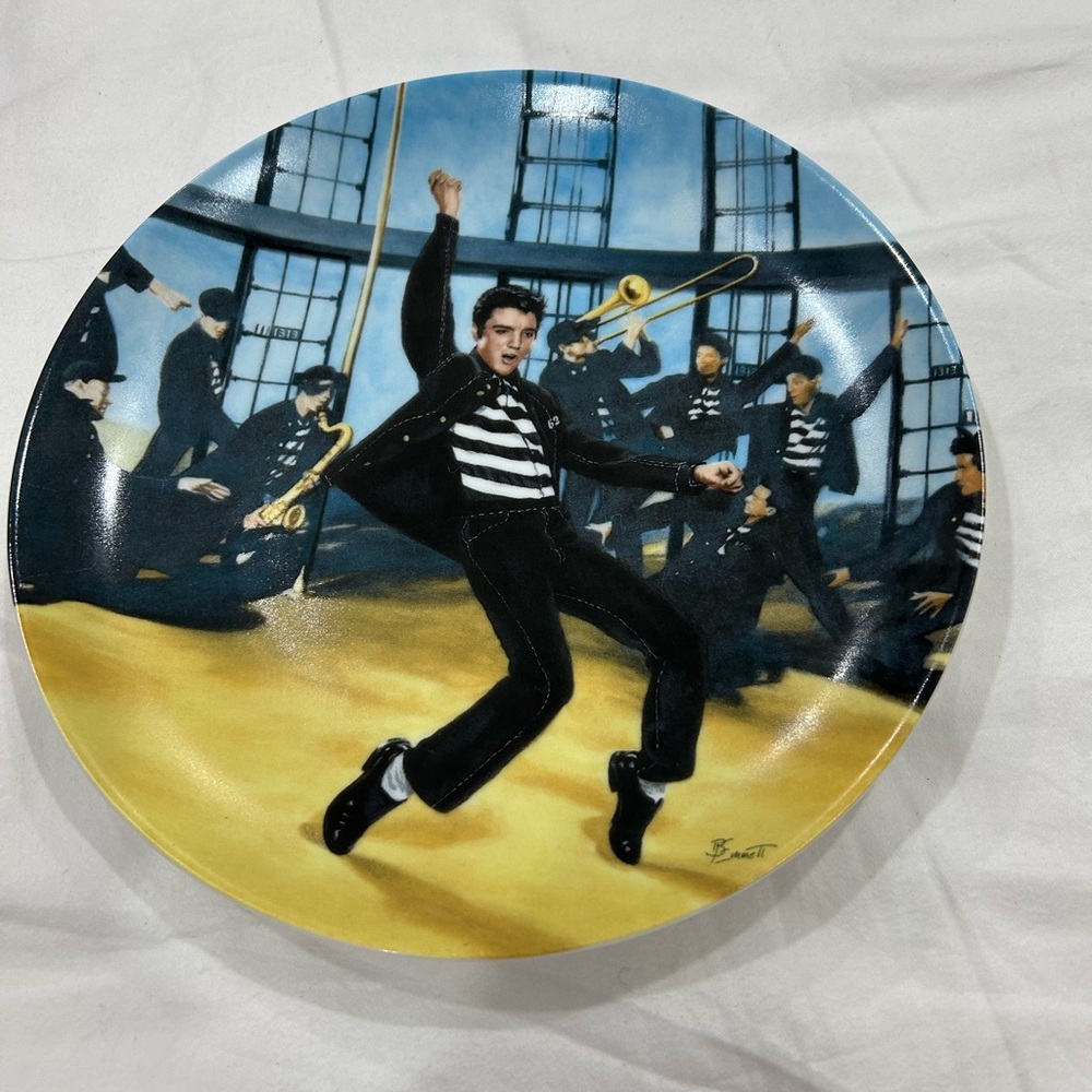 1989 "Jailhouse Rock" Elvis Presley Delphi Collector Plate